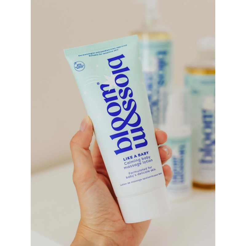 LIKE A BABY Calming Baby Massage Lotion Raminamasis masažo losjonas kūdikiams, 200ml