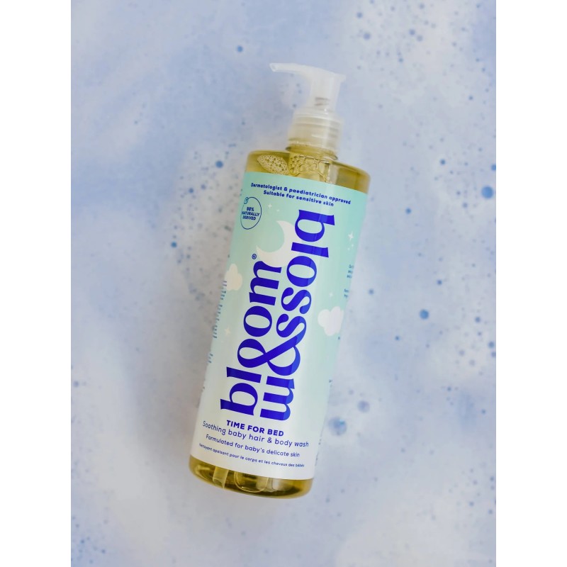 TIME FOR BED Soothing Baby Hair & Body Wash Raminantis plaukų ir kūno prausiklis kūdikiams, 500ml