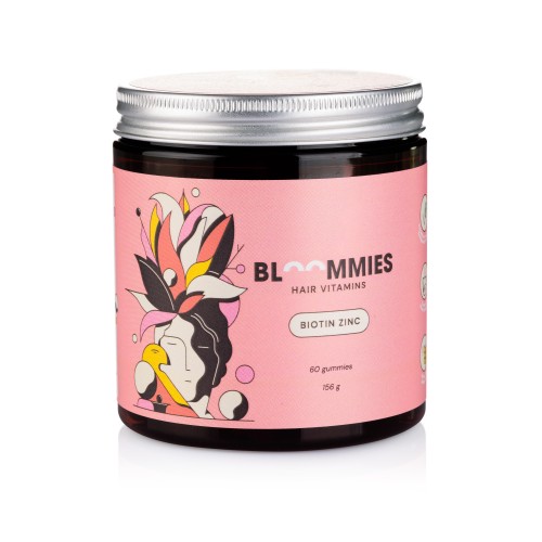 Hair Vitamins Vitaminai plaukams, 60 guminukų, 2 mėnesiams