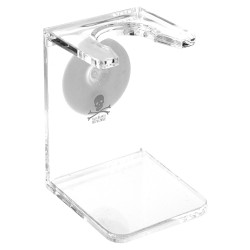 Clear Acrylic Brush Stand Skutimosi šepetėlio laikiklis (skaidrus), 1vnt. 