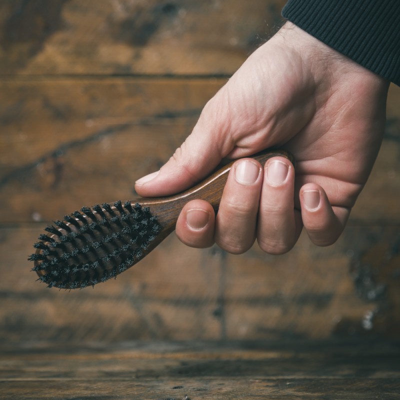 Vegan Fade Brush Plaukų šepetys su sintetiniais šeriais, 1 vnt.