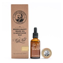 Booze & Baccy Beard Oil & Moustache Wax Gift Set Barzdos priežiūros rinkinys, 1vnt. 