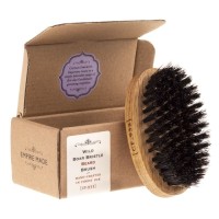Wild Boar Bristle Beard Brush Barzdos šepetys, 1vnt 