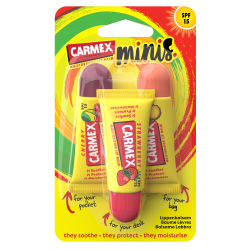 Minis Squeeze Tube 3-Pack SPF15 Lūpų balzamų rinkinys, 3x5g 