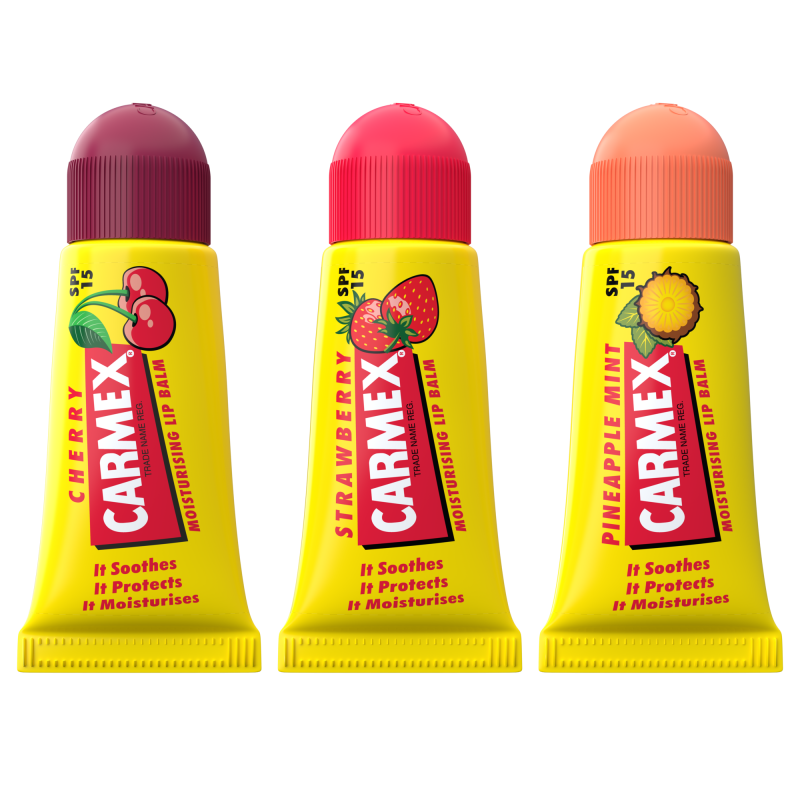Minis Squeeze Tube 3-Pack SPF15 Lūpų balzamų rinkinys, 3x5g
