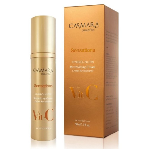 Sensations Hydro-Nutri Revitalizing Cream Prabangus maitinamasis veido kremas su vitaminu C, 50ml
