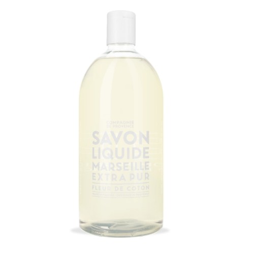 Cotton Flower Marseille Soap Refill Skysto muilo papildymas, 1000ml