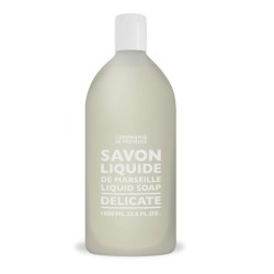 Delicate Liquid Marseille Soap Refill Skysto muilo papildymas, 1000ml 
