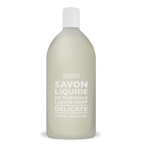 Delicate Liquid Marseille Soap Refill Skysto muilo papildymas, 1000ml