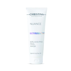 Nuance 10% AHA+PHA Peel Mask Šveičiamoji veido kaukė, 75ml 