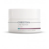 Line Repair Glow Satin Smooth Night Cream Jauninantis naktinis veido kremas, 50ml 