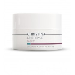 Line Repair Glow Satin Smooth Night Cream Jauninantis naktinis veido kremas, 50ml 
