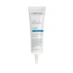 Line Repair Hydra HA Eye & Neck Serum Kasdienis paakių serumas su hialurono rūgštimi, 30ml 