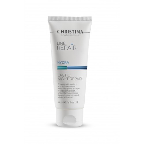 Line Repair Hydra Lactic Night Repair Naktinis veido kremas su pieno rūgštimi, 60ml