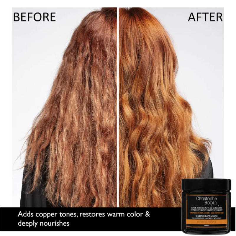 Shade Variation Chic Copper Dažanti plaukų kaukė, 250ml