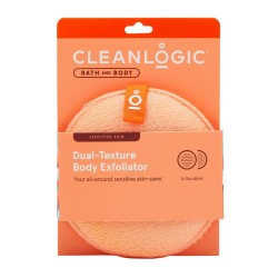 Dual-Texture Body Exfoliator Sensitive Skin Dvipusė kūno šveitimo kempinė jautriai odai, 1vnt 