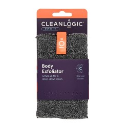 Body Exfoliator Detoxify Šveičiamoji kempinė kūnui su anglimi, 1vnt 