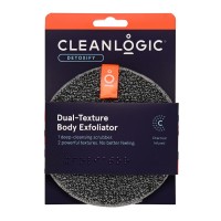 Dual-Texture Body Exfoliator Detoxify Dvipusė kūno šveitimo kempinė su anglimi, 1vnt 