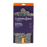 Exfoliating Body Gloves Detoxify Šveičiamosios pirštinės kūnui su anglimi, 1 pora 