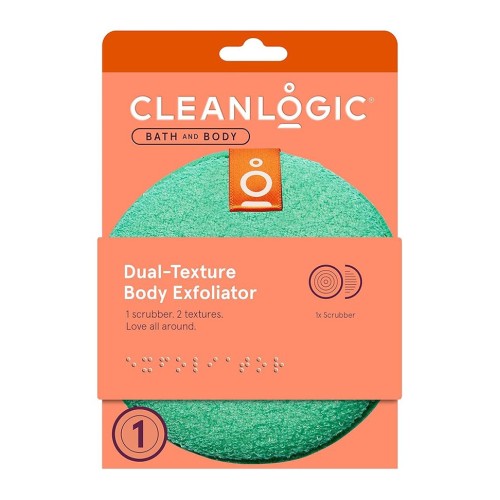 Dual-Texture Body Exfoliator Dvipusė kūno šveitimo kempinė, 1vnt