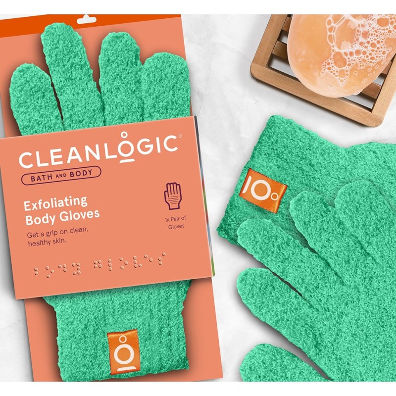 Exfoliating Body Gloves Šveičiamosios pirštinės kūnui, 1 pora