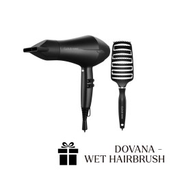 AIRSHOT Plaukų džiovintuvas + DOVANA WET HAIRBRUSH, 1 vnt. 