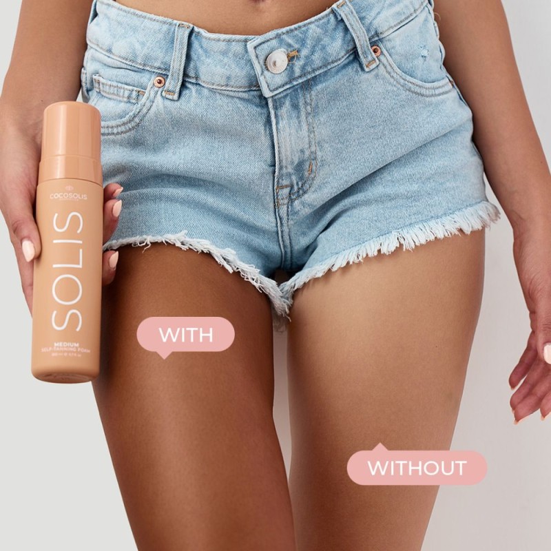 Solis Medium Self-Tanning Foam Savaiminio įdegio putos, 200ml