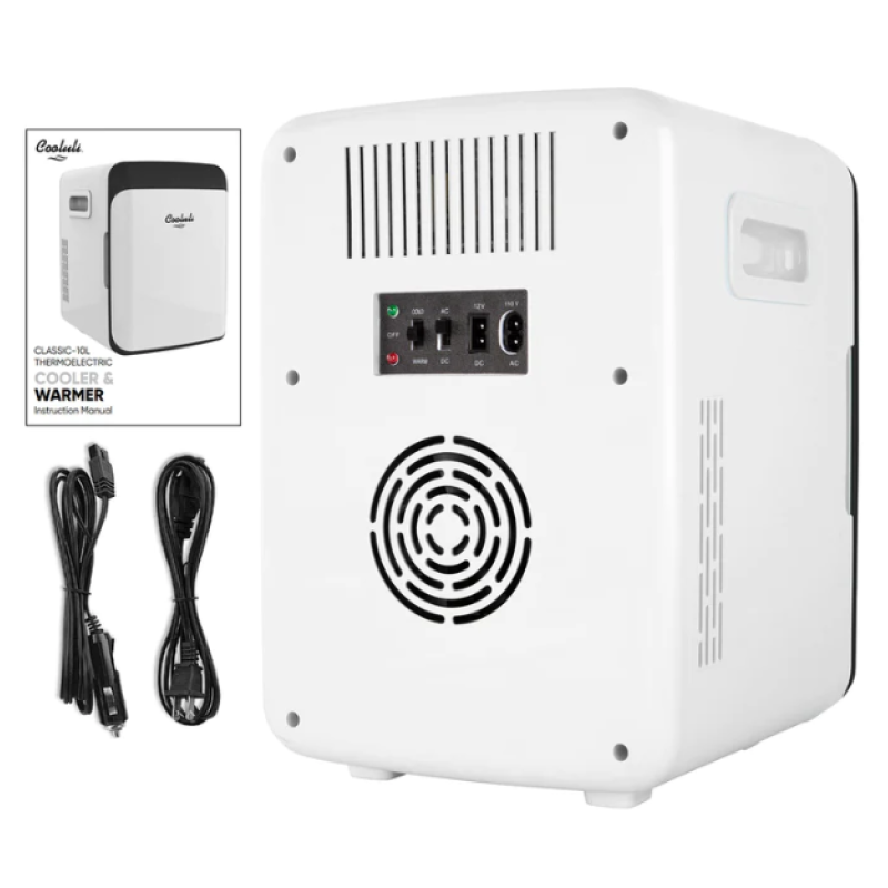 Classic 10 Liter Mini Fridge White Šaldytuvas/šildytuvas kosmetikai, 1vnt