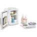 Classic 4 Liter Small Mini Fridge White Mini šaldytuvas/šildytuvas kosmetikai, 1vnt