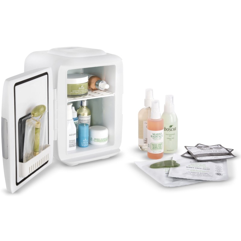 Classic 4 Liter Small Mini Fridge White Mini šaldytuvas/šildytuvas kosmetikai, 1vnt