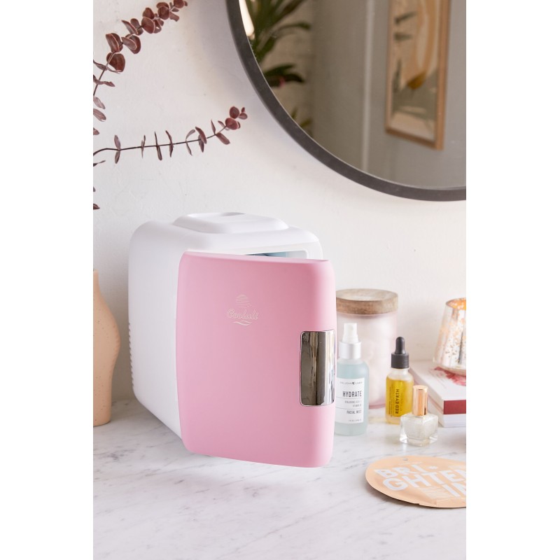 Classic 4 Liter Small Mini Fridge Pink Mini šaldytuvas/šildytuvas kosmetikai, 1vnt