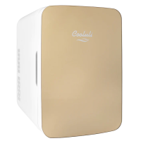 Infinity 15 Liter Mini Fridge Gold Šaldytuvas/šildytuvas kosmetikai, 1vnt 