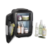 Classic 4 Liter Small Mini Fridge Black Mini šaldytuvas/šildytuvas kosmetikai, 1vnt