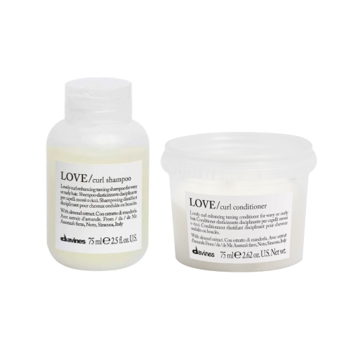 LOVE Curl Travel Set Plaukų priežiūros rinkinys garbanotiems plaukams, 1vnt