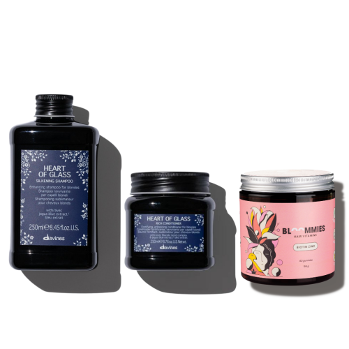 Heart of Glass Plaukų priežiūros priemonių rinkinys šviesiems plaukams, 1 vnt.