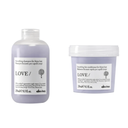 LOVE Smoothing Tiesinančių plaukų priežiūros priemonių rinkinys, 1 vnt. 
