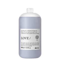 LOVE Smoothing kondicionierius tiesiems plaukams, 1000 ml 