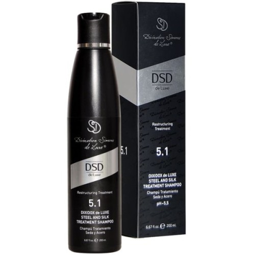 Steel And Silk DSD5.1 Intensyvus šampūnas su šilku, 200 ml