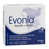 Evonia Keratin+Biotin, 60 kaps. 