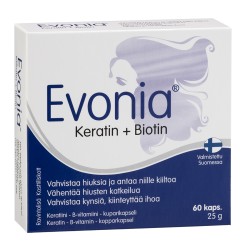 Evonia Keratin+Biotin, 60 kaps. 