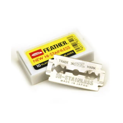 81-S Platinum Coated Double Edge Razor Blades Dviašmeniai skutimosi peiliukai, 10vnt 