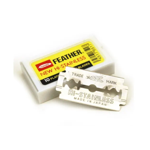 81-S Platinum Coated Double Edge Razor Blades Dviašmeniai skutimosi peiliukai, 10vnt