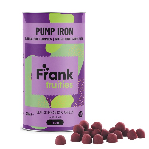 PUMP IRON Maisto papildas su geležimi, 80 guminukų