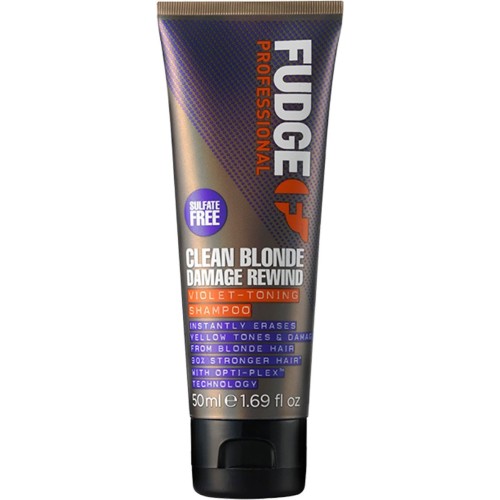 Clean Blonde Damage Rewind Violet-Toning Atkuriamasis spalvą tonuojantis šampūnas, 50ml