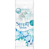 Simply Venus Smooth Vienkartiniai skustuvai, 4vnt 