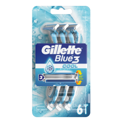 Blue3 Cool Vienkartiniai skustuvai, 6vnt 