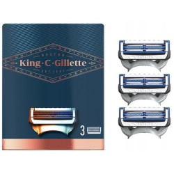 King C Shave & Edging Razor Blades Skustuvo galvutės, 3vnt 