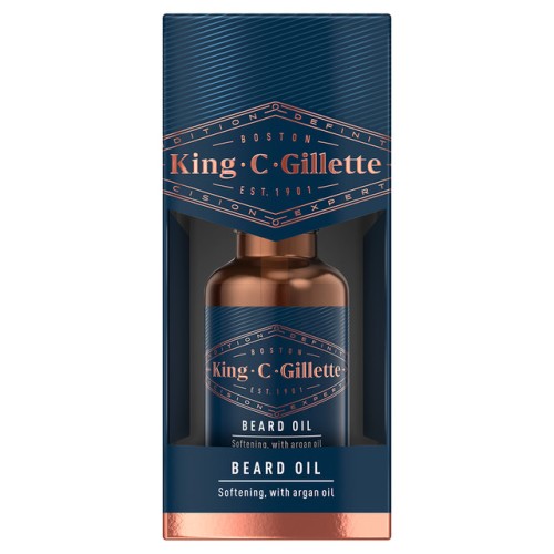 King C Beard Oil Minkštinamasis barzdos aliejus, 30ml