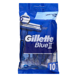 Blue II Vienkartiniai skustuvai, 10vnt 