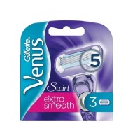 Venus Swirl Extra Smooth Skustuvo galvutės, 3vnt 